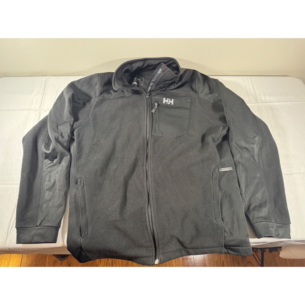 Helly Hansen Pro Fleece Jacket Mens Black Full Zip Hybrid Performance Layer L